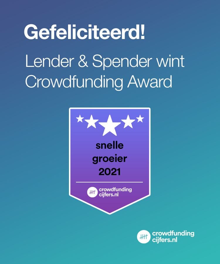 lender & Spender wint crowdfunding award